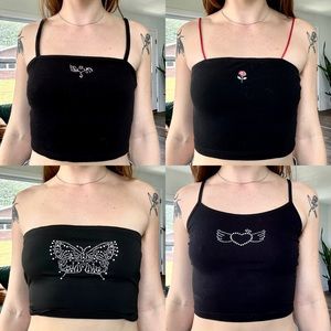 black croptop bundle